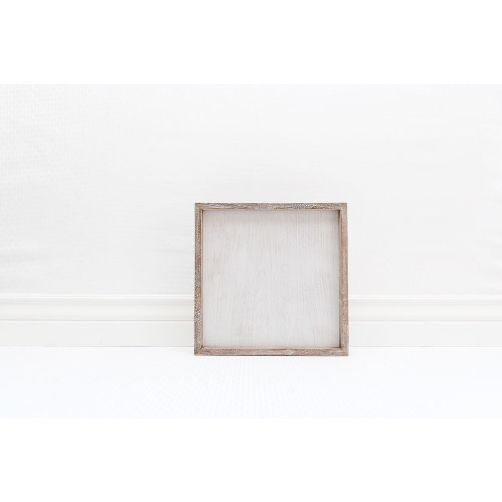 12x12 DIY Wood Frame Sign with Removable Insert