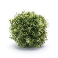 6" Faux Greenery Decorative Sphere