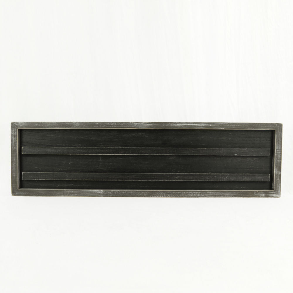 30" Wood Frame Sign Letterboard - Black