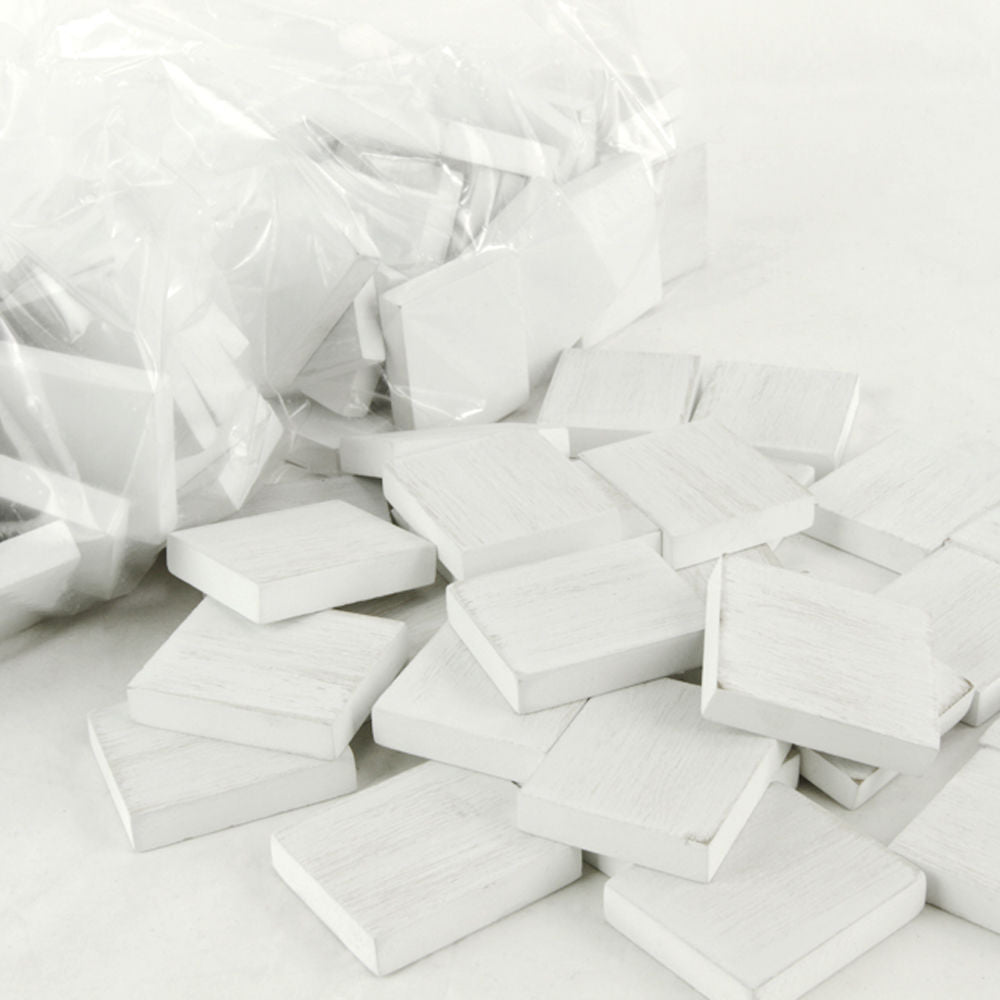 Blank Letter Tiles 2x2 White (30 Pieces)