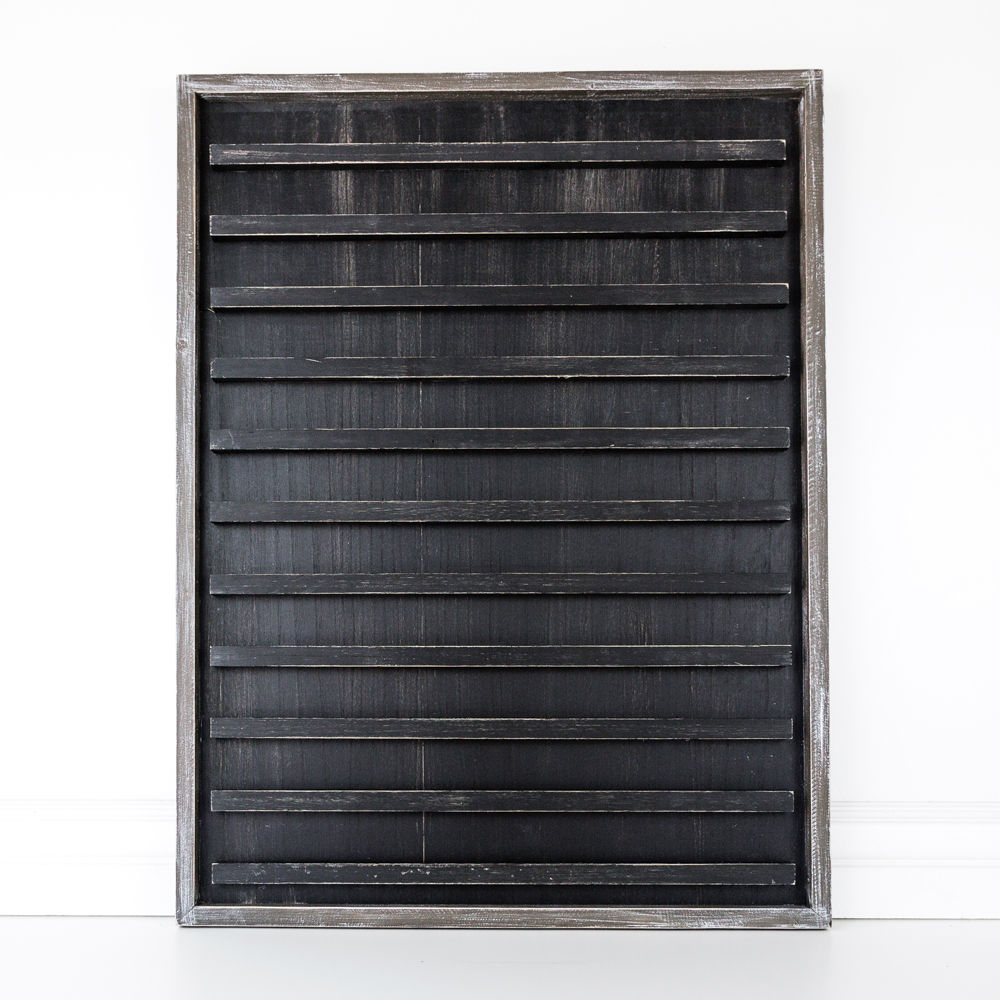 24x32 Wood Frame Letterboard in Black