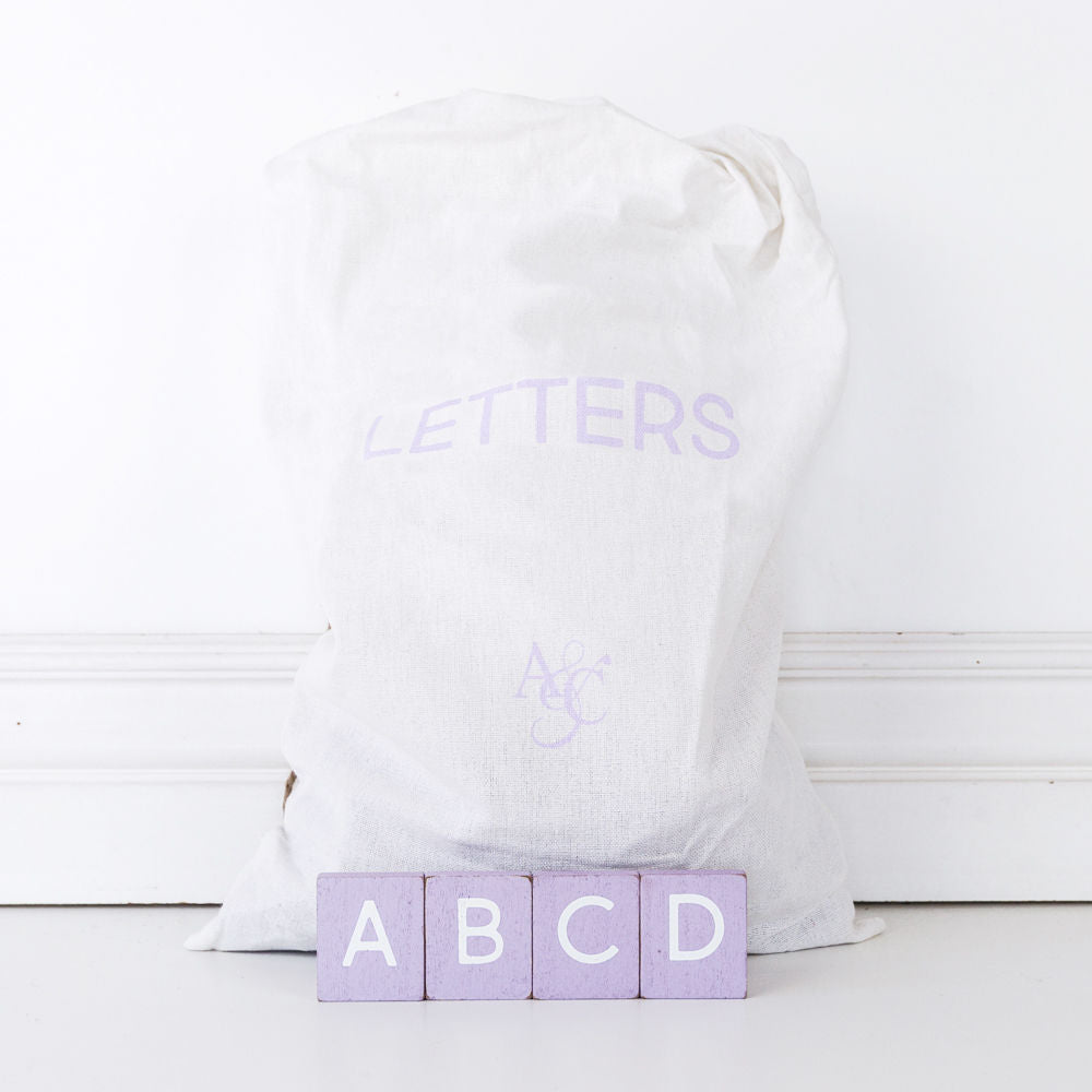 Lavender Letterboard Letter Tiles Set