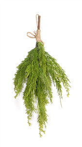 16" Faux Pine Bundle with Rope