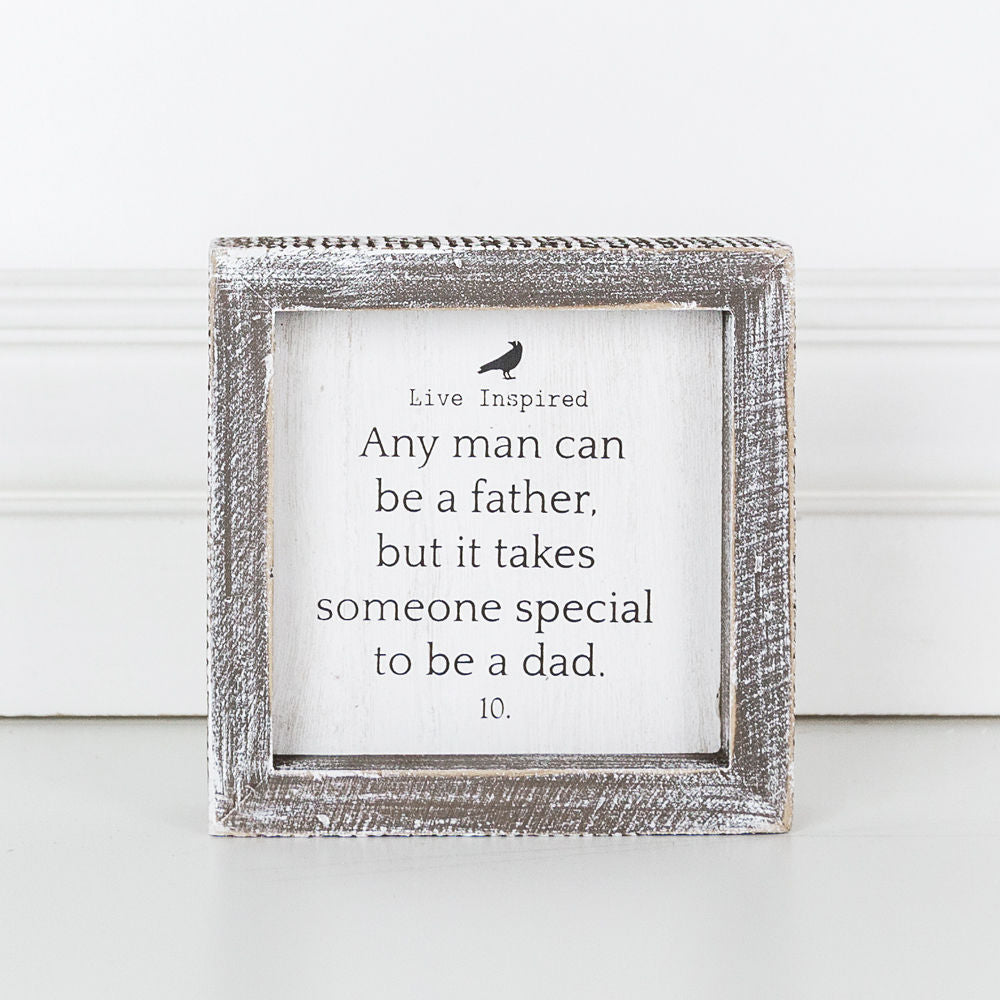 Father Wood Frame Sign - Live Inspired Collection