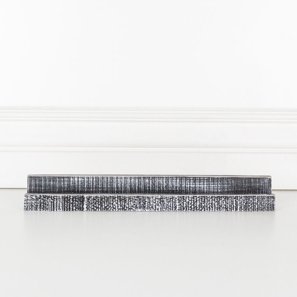 Wood Tile Stand - Black Ledgie Display