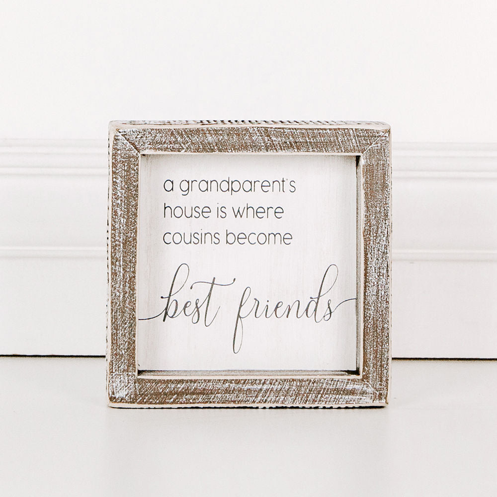 Cousins Wood Sign - Family Decor by Dwella Decor