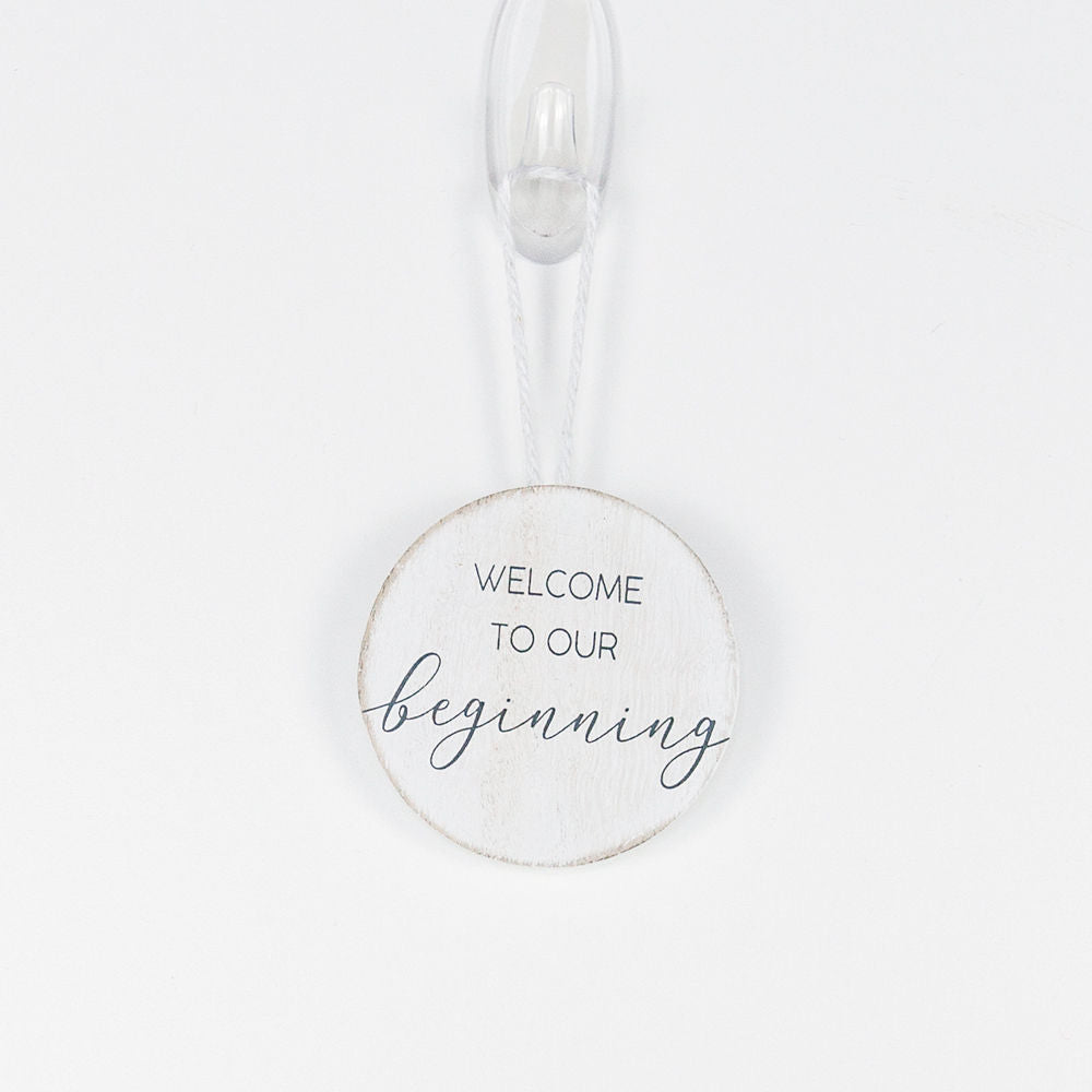 I Do Collection Welcome Wood Ornament