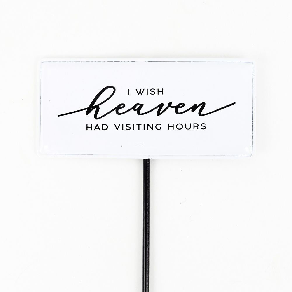 Heaven Has Visiting Hours Metal Enamel Pick