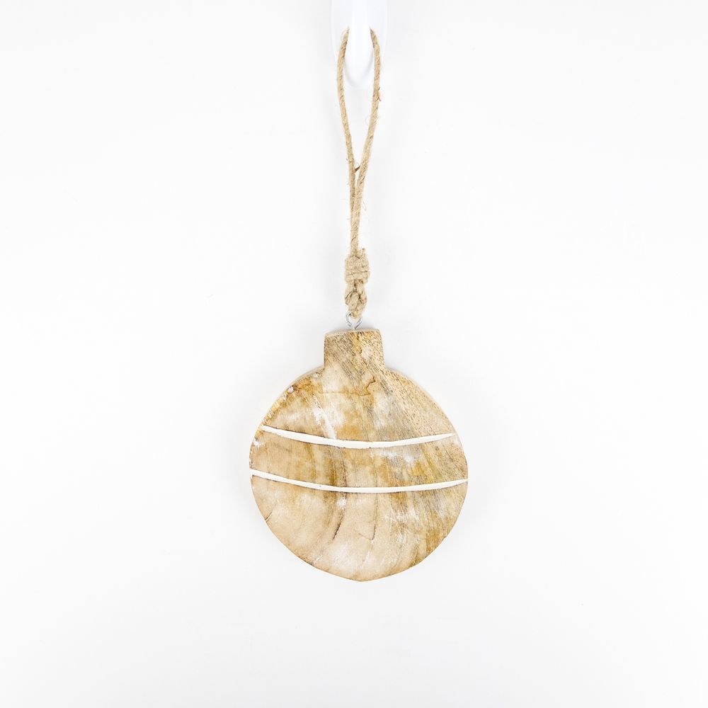 Mango Wood Believe in Kindness Ornament
