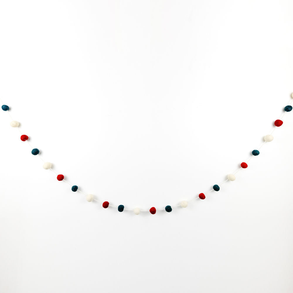 72-inch Felt Ball Garland - Multicolor Believe In Kindness Collection