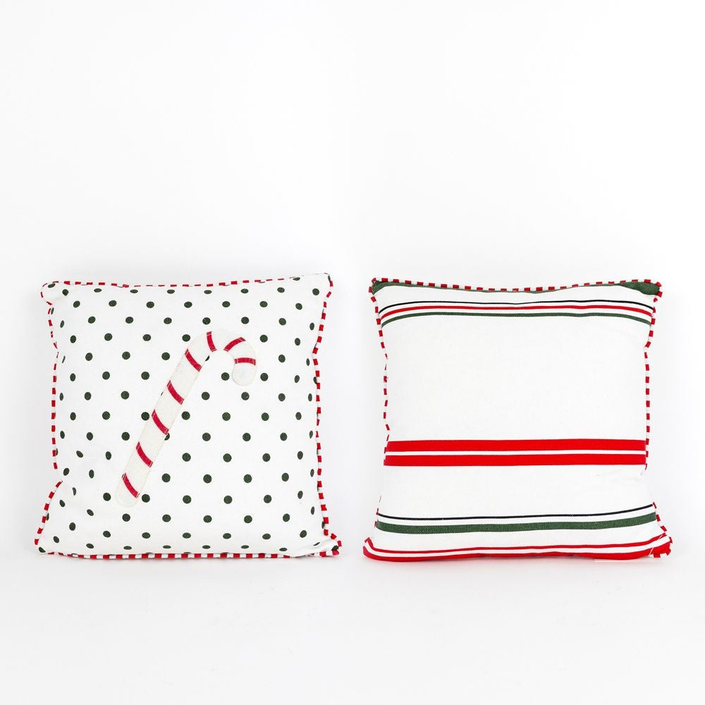 Dwella Decor 11.25" Reversible Multicolor Accent Pillow