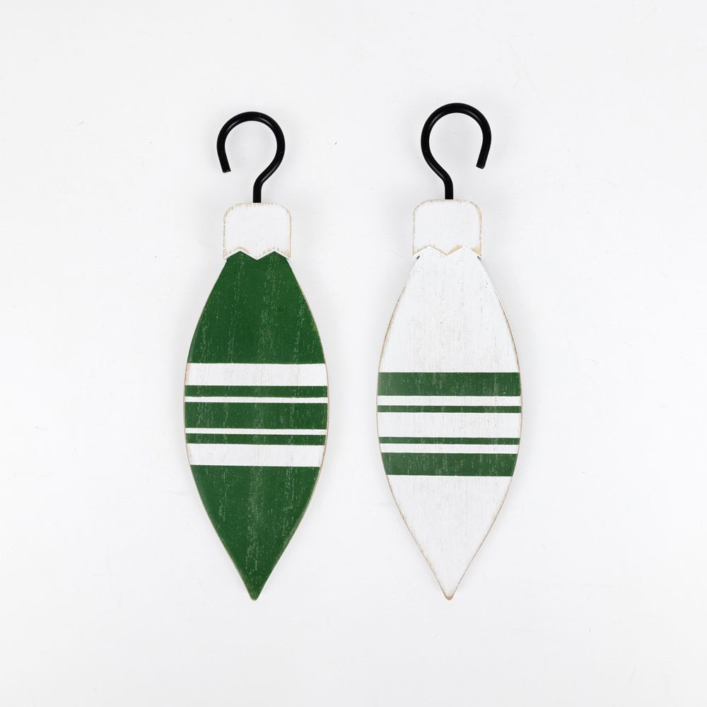 2x6 Believe In Kindness Teardrop Wood Christmas Ornament