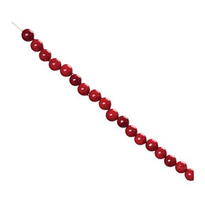 Cranberry Garland - 6 Faux Decorative Strand