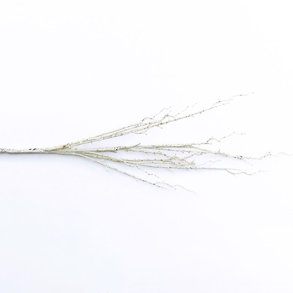42" White Faux Birch Branch