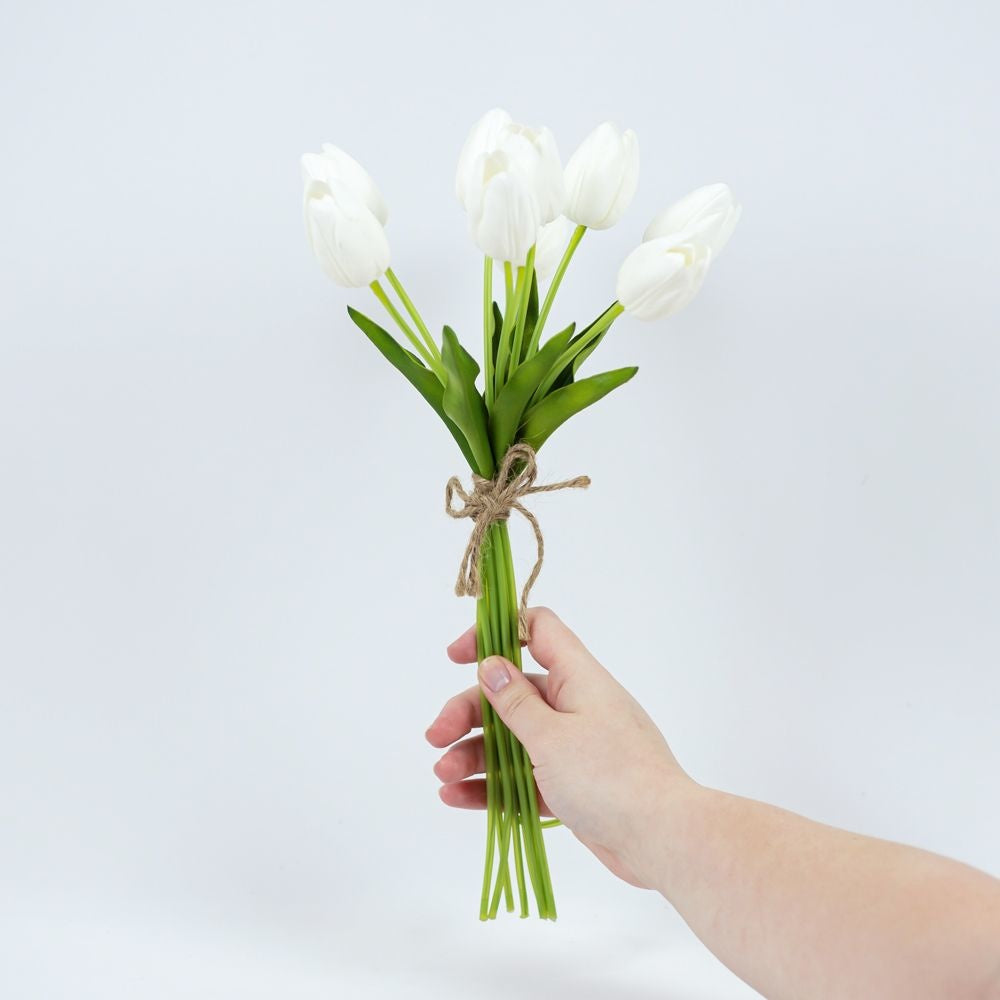 15" Faux Tulip Bundle - Set of 9