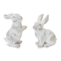 Decorative Rabbit Figurines - Set of 2