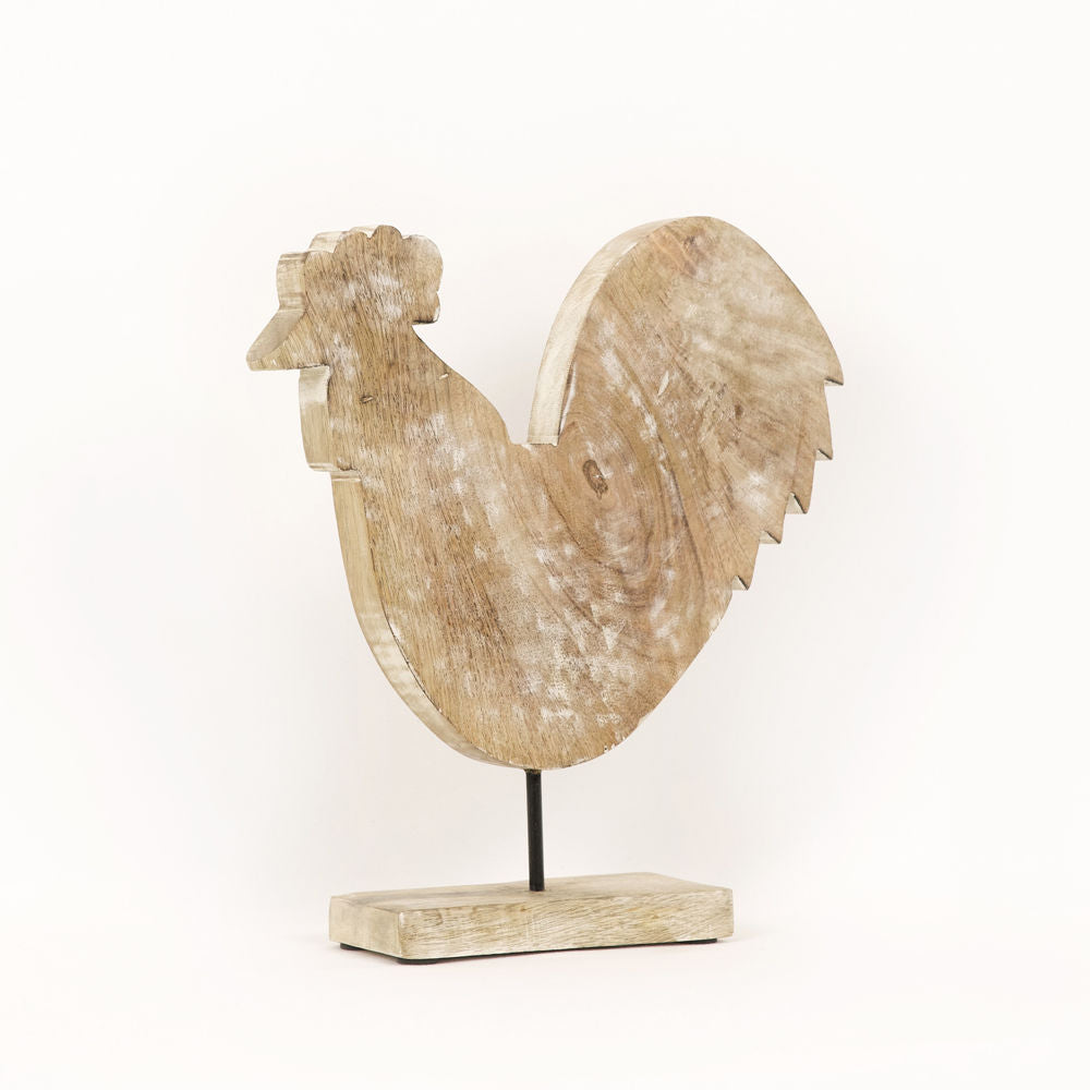 Dwella Decor Mango Wood Rooster Decor