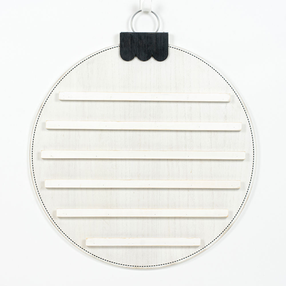 Round Wood Letter Board - Mid-Century Christmas D??cor