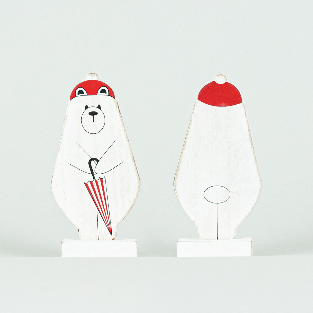Polar Bear Wood Cutout - Believe In Kindness Collection