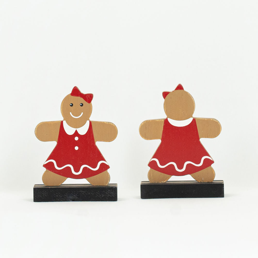 Gingerbread Girl Wood Cutout - Believe In Kindness Collection