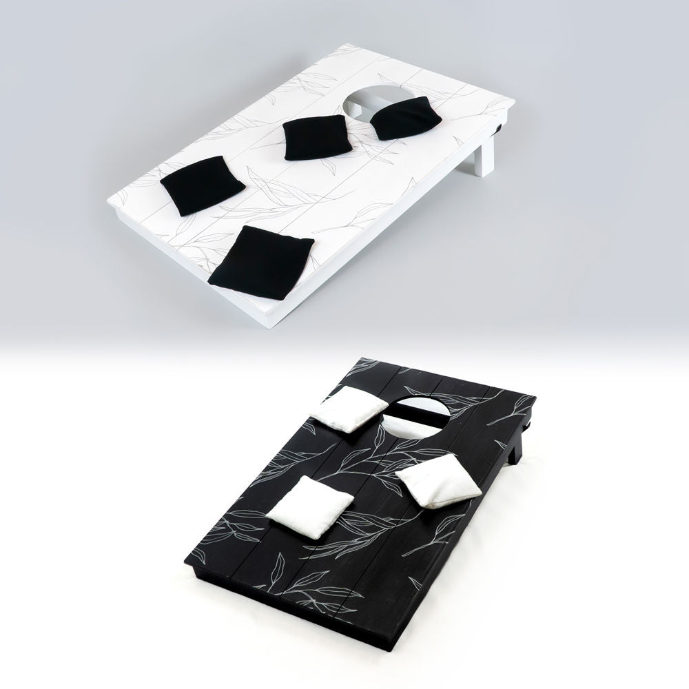Wood Cornhole Game Board Set - Wedding Collection