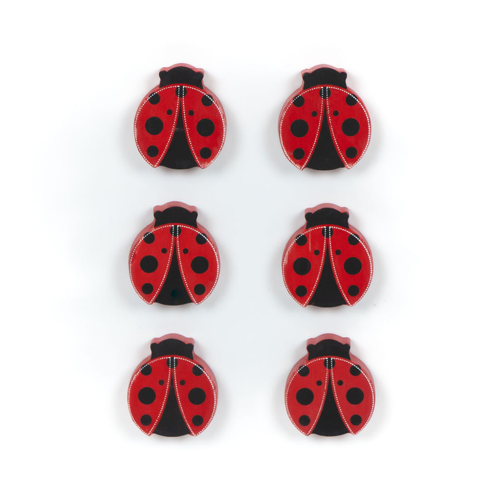 Ladybug Wood Shapes - Stars & Stripes Collection
