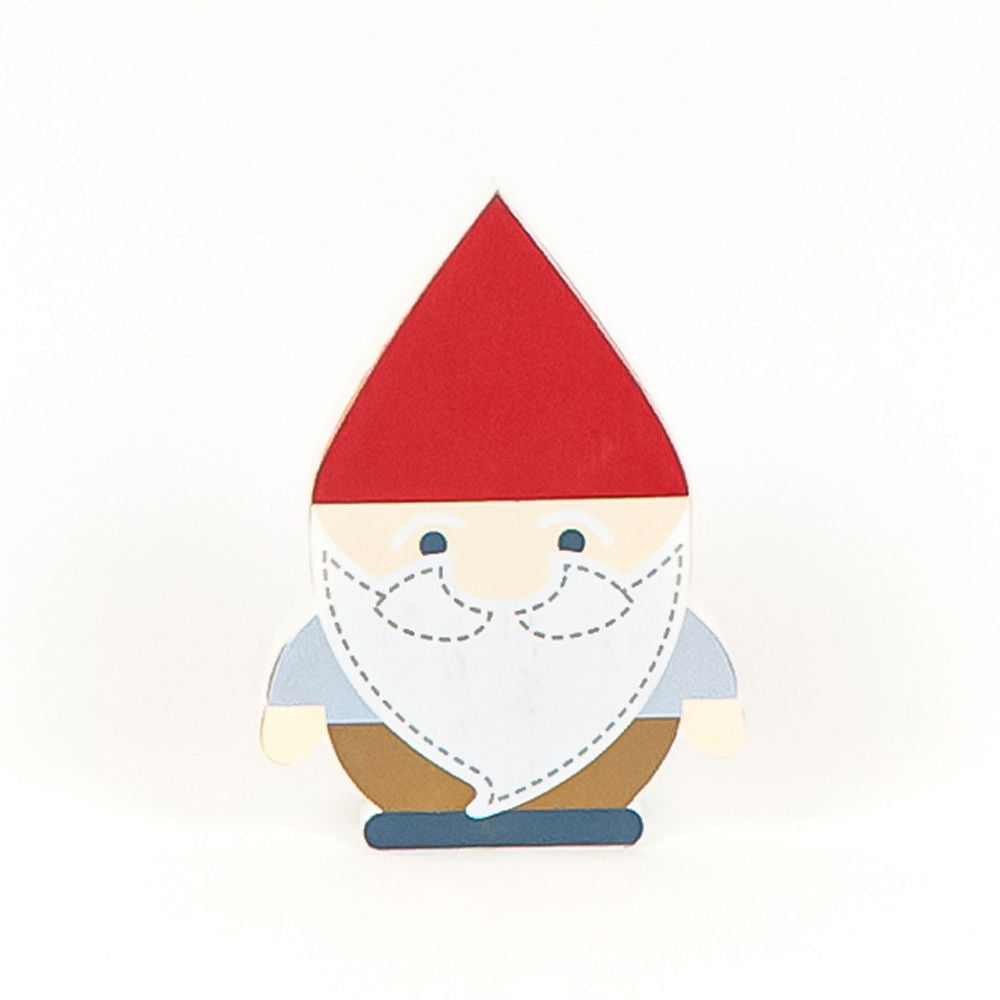 Reversible Wooden Gnome Decoration - Stars & Stripes Collection