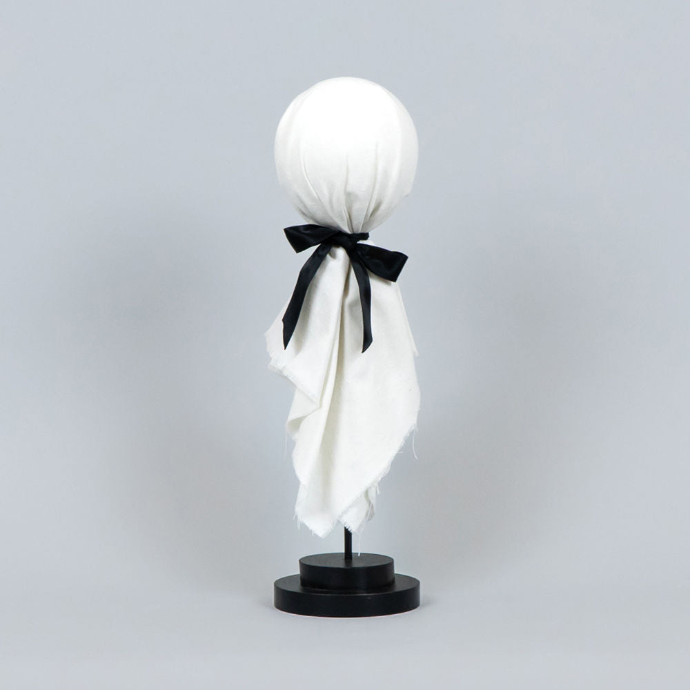 Dwella Decor Halloween Ghost Wood Shape on Stand