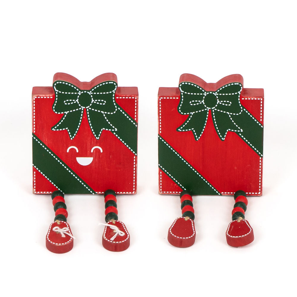 4x4.5x1 Reversible Christmas Gift Wood Shape