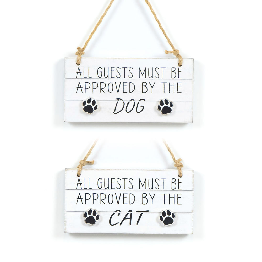 Reversible Guest Wood Tile - Dog & Cat Approved