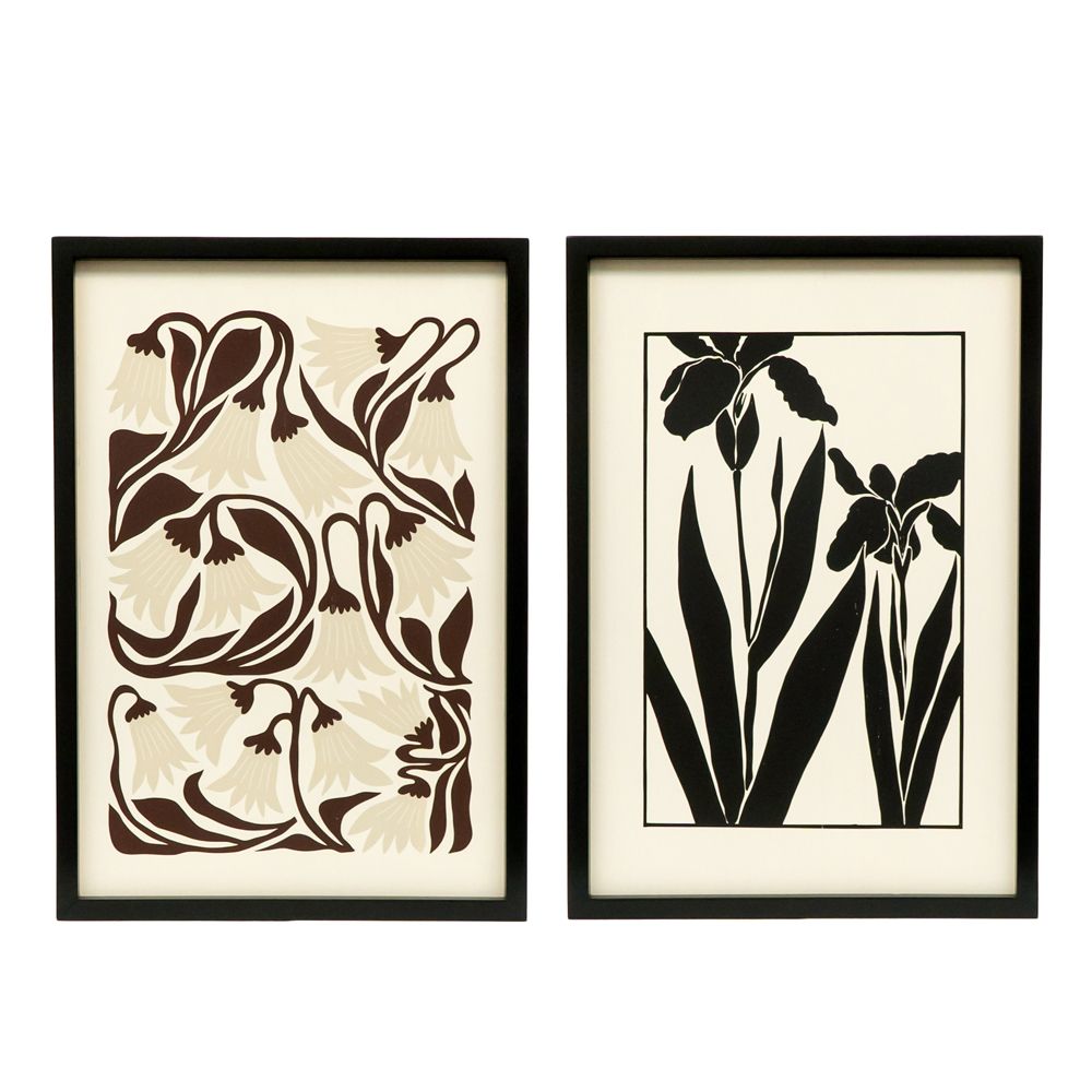 17x24 Reversible Wood Frame Sign - Floral Multicolor