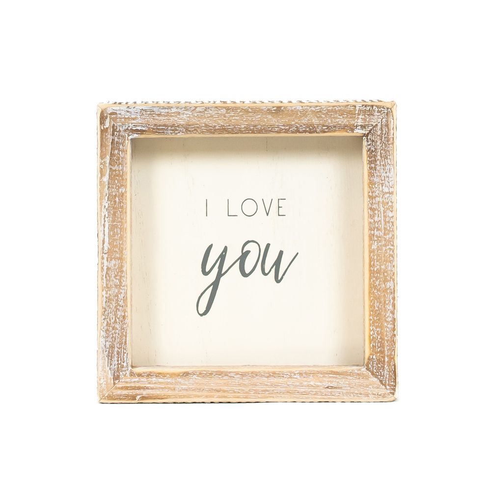 Wood Frame Sign - YOU Love Decorative Accent