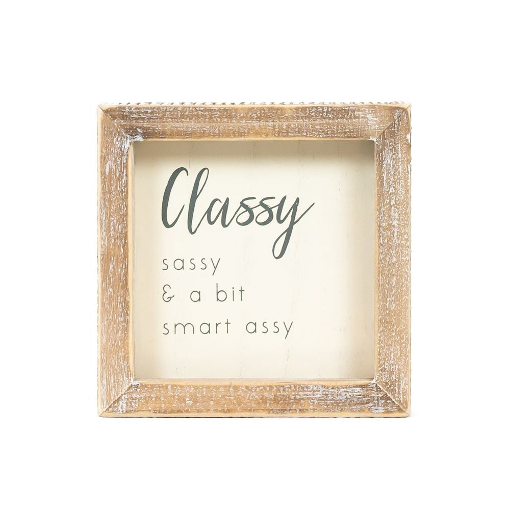 Classy Scripty Wood Frame Sign