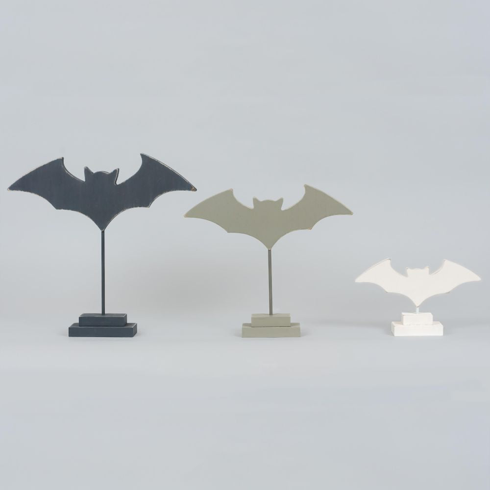 Bat Wood Cutout Set - Multicolor Halloween Decor