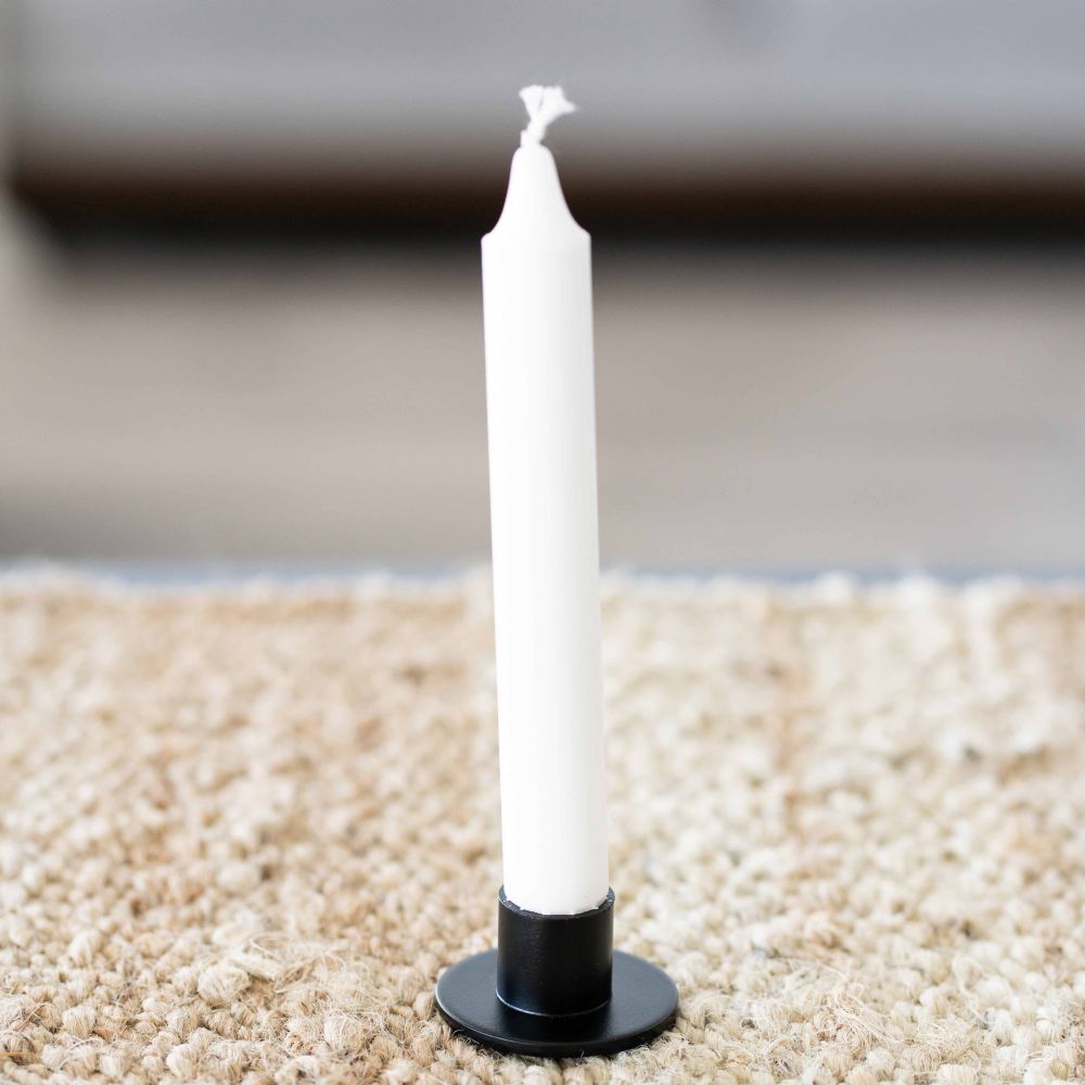 Sundara Collection Black Iron Candle Holder