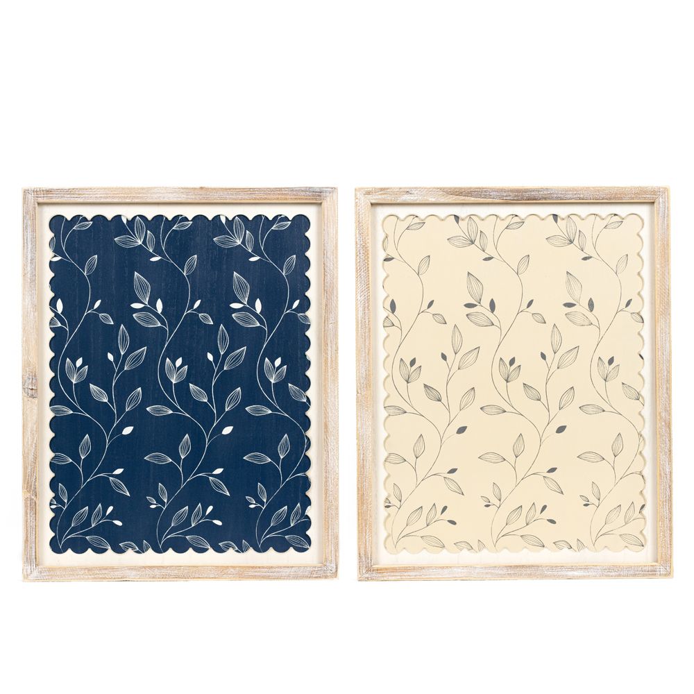 16x20 Reversible Wood Sign - Multicolor Leaves