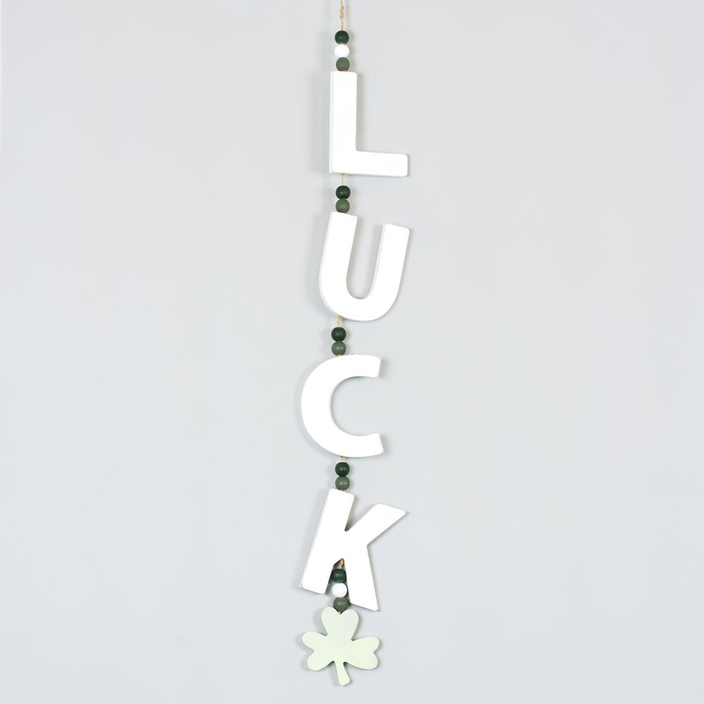 LUCK Multicolor Wood Garland