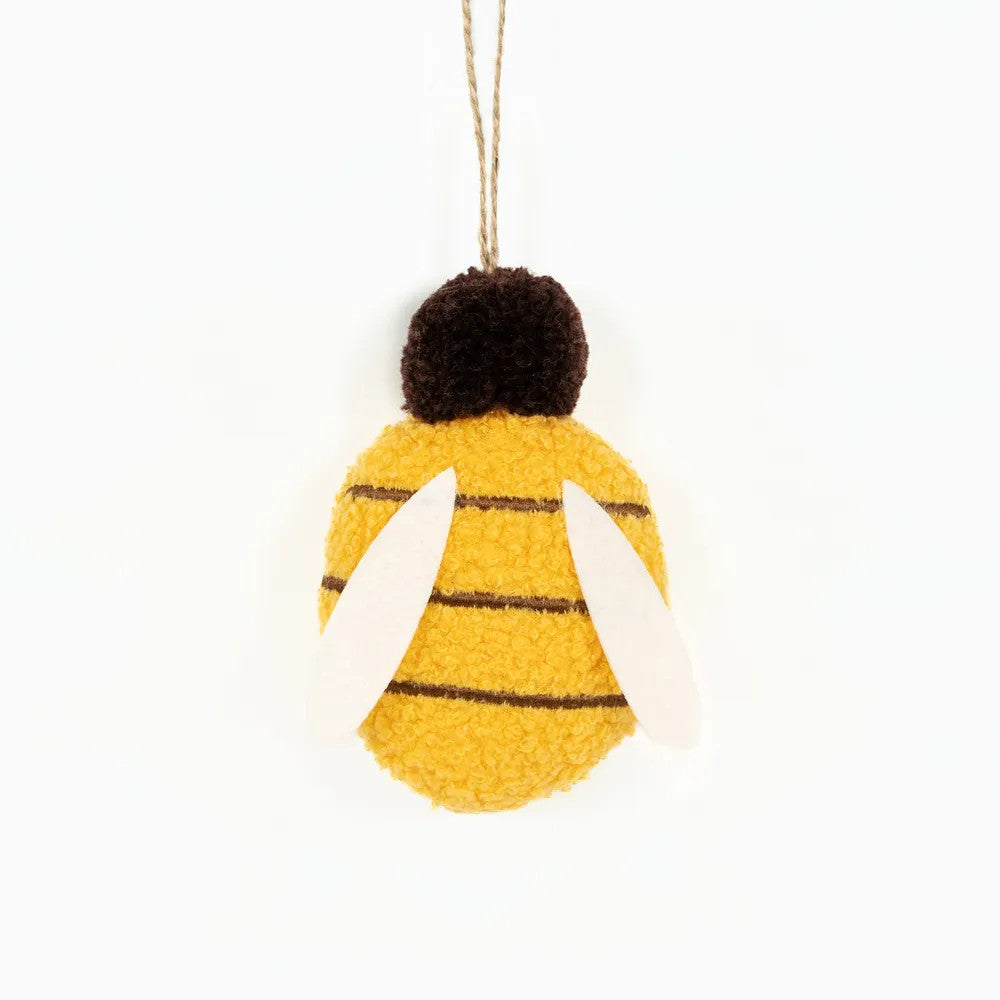 Bee Multicolor Felt Ornament - American Summer Collection