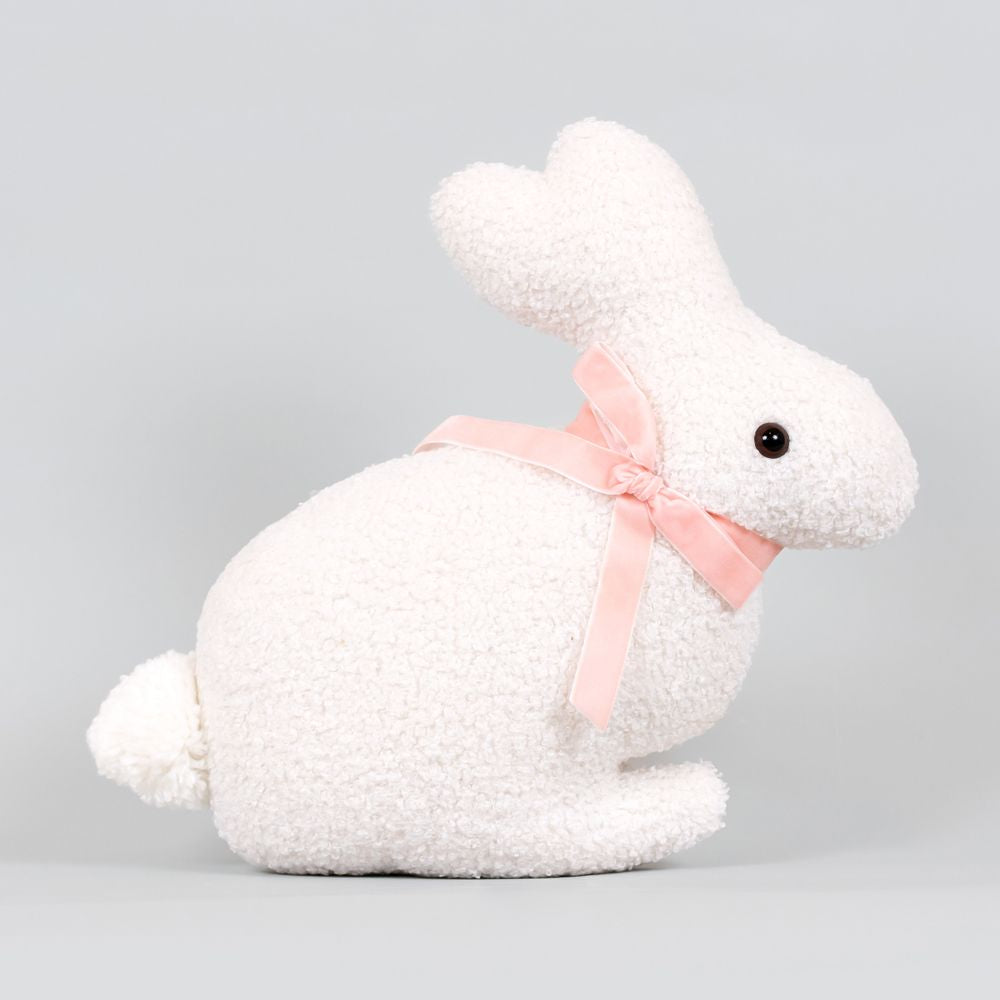 Bunny Reversible Decorative Pillow - Bunnies & Blooms Collection