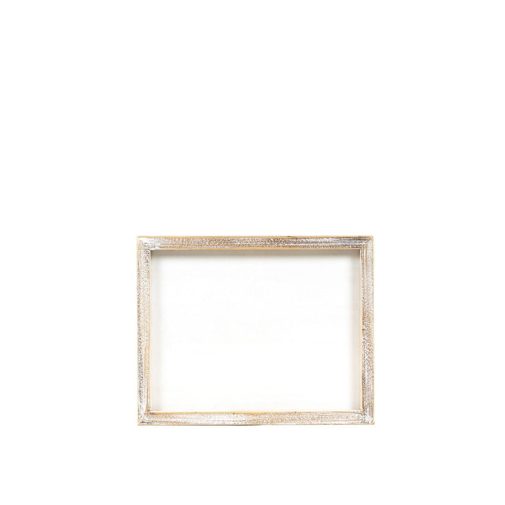 10x8 DIY Wood Frame Sign with Removable White Insert