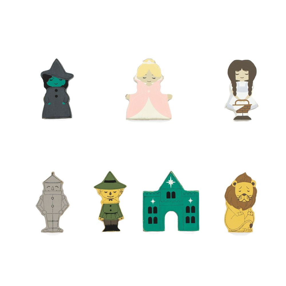 Wizard of Oz Wood Shapes - Set of 7