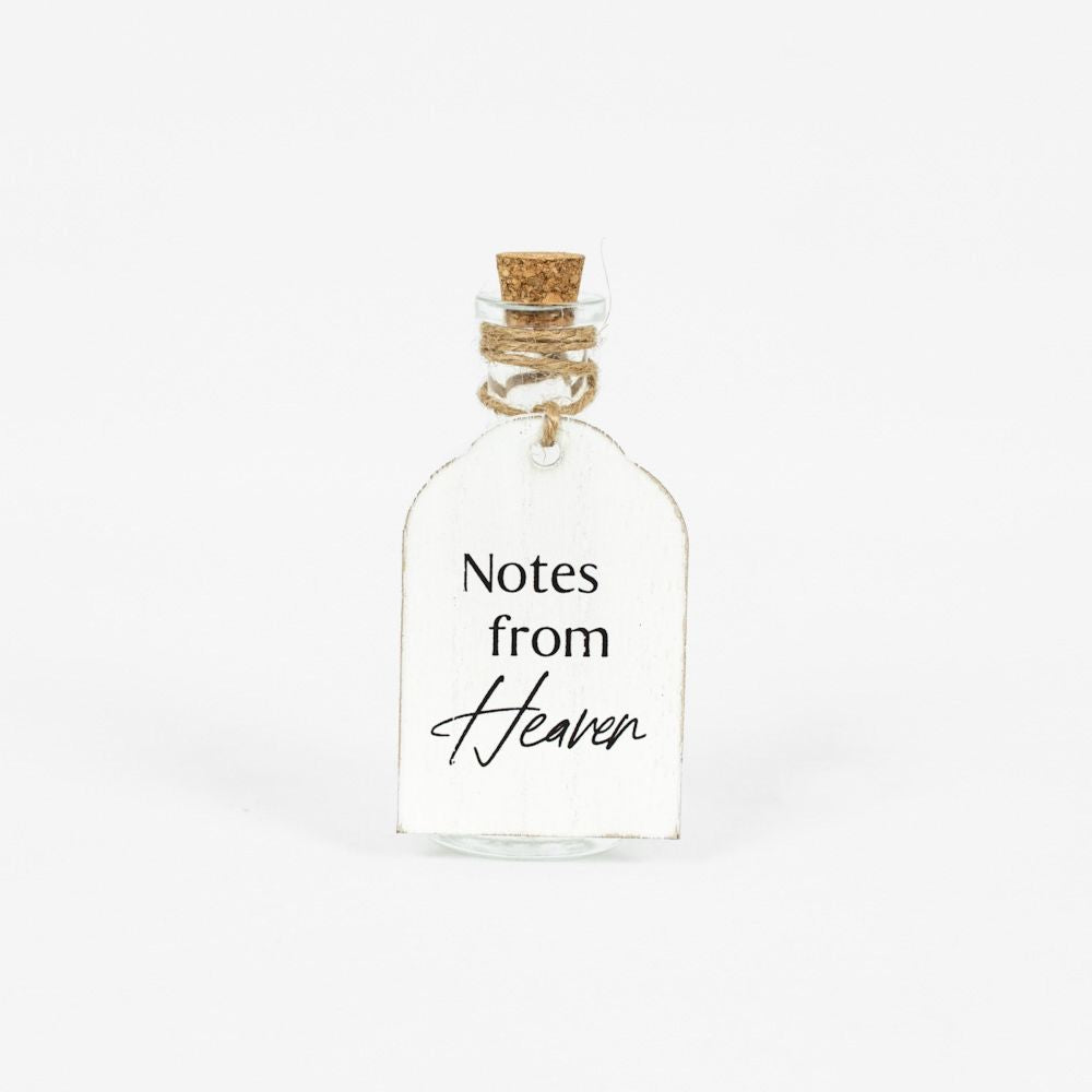 Remembrance Wood Tag - Notes from Heaven