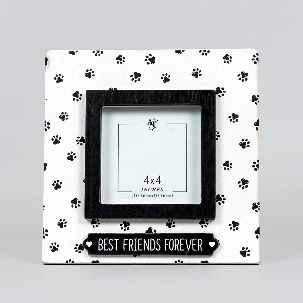 Friends Pet Photo Frame in Black & White