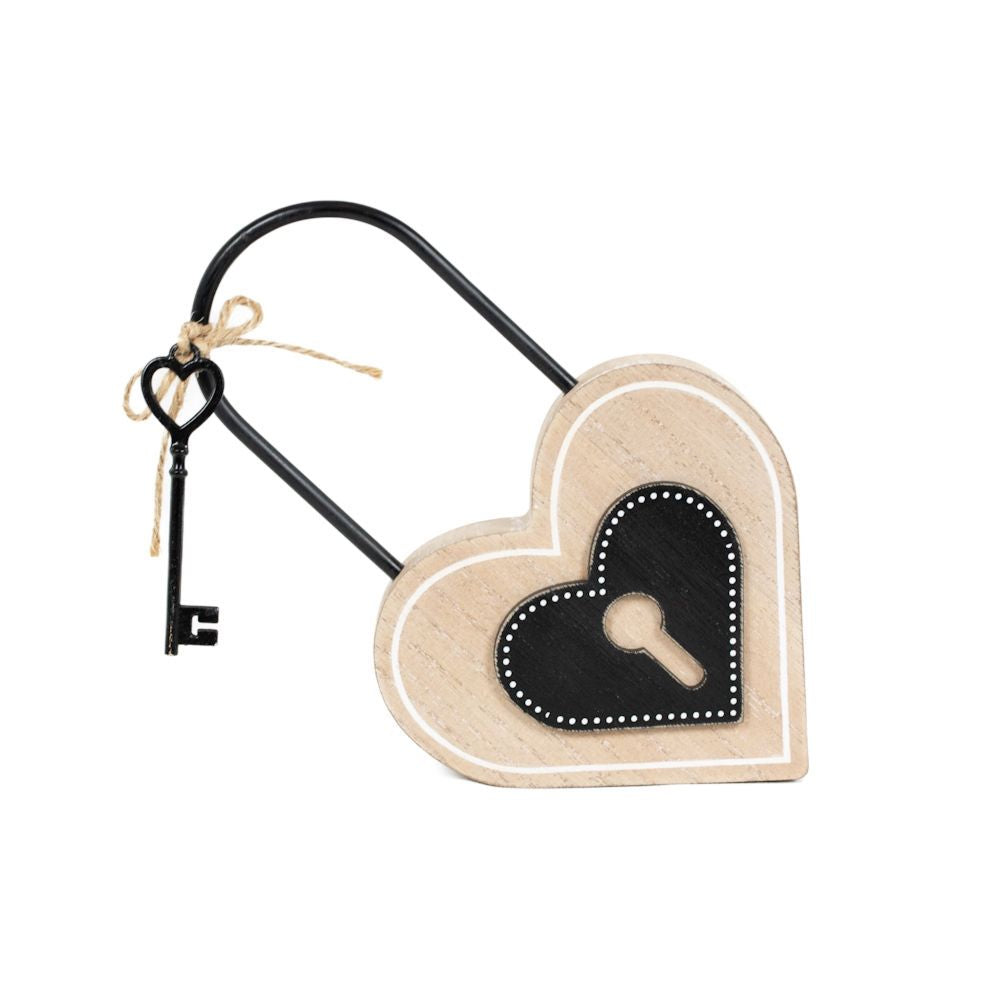 You & Me Wood Key Decor - Multicolor