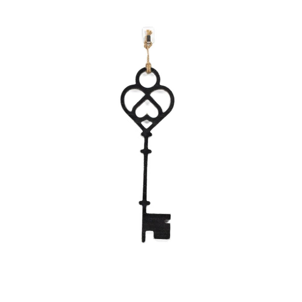 Dwella Decor Black Key Wall Decor