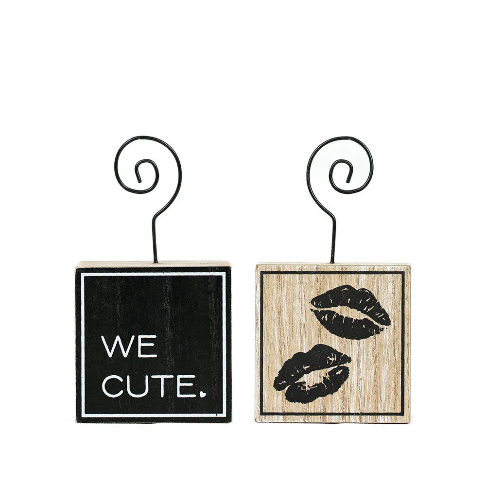 We Cute Wood Photo Block - You & Me Collection