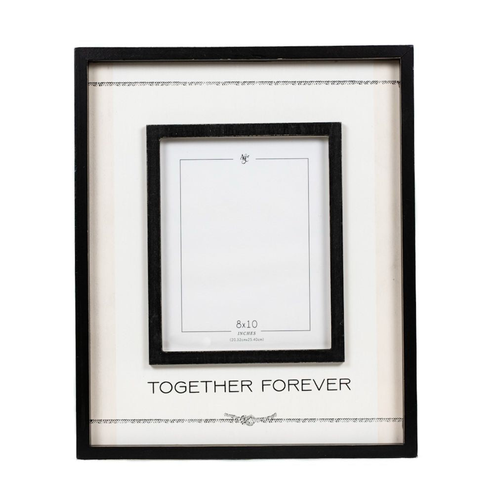 Together Photo Frame | 8x10 Wood Frame in White/Black