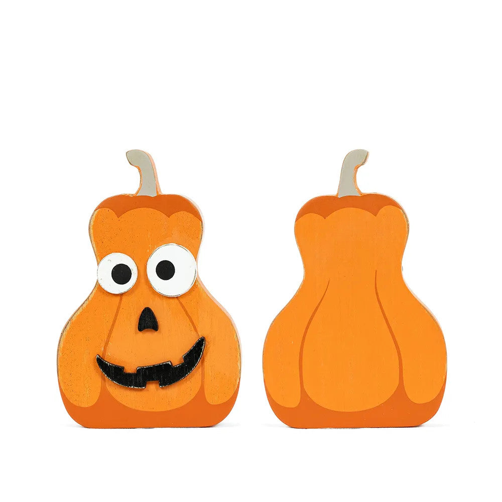 Multicolor Wooden Pumpkin Block