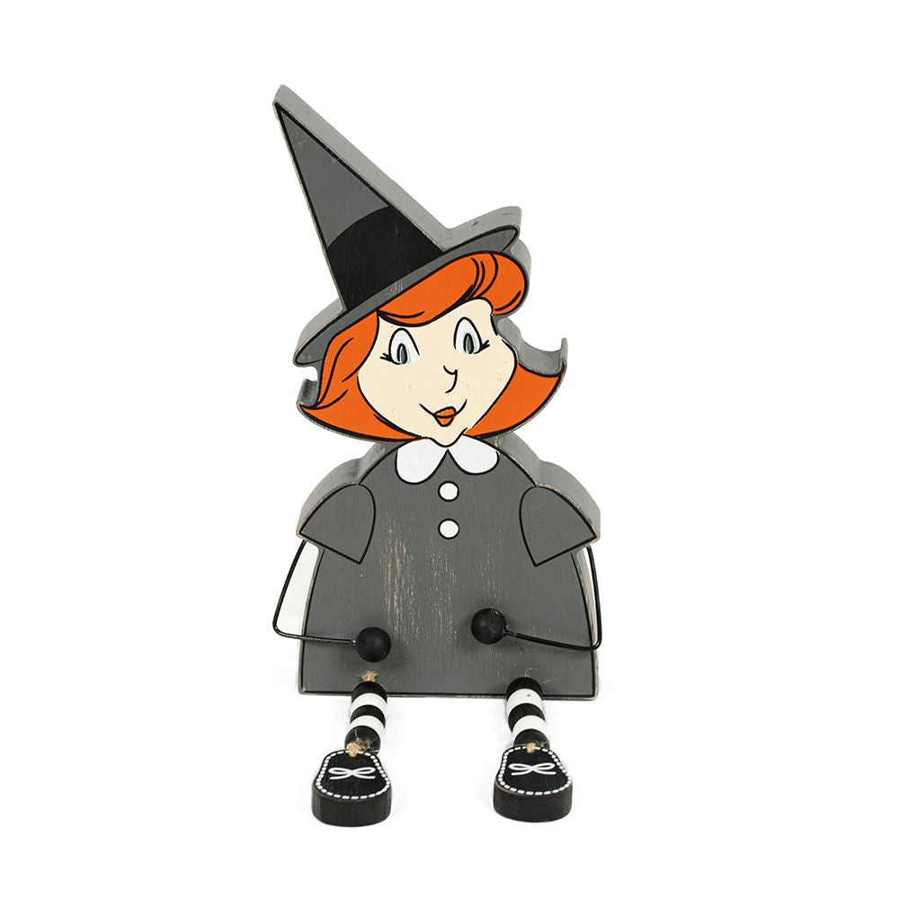 Witch Halloween Wood Decor Sign