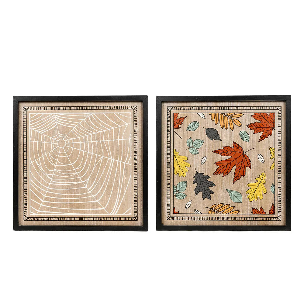Sweet & Spooky Double-Sided Wooden Decor Sign